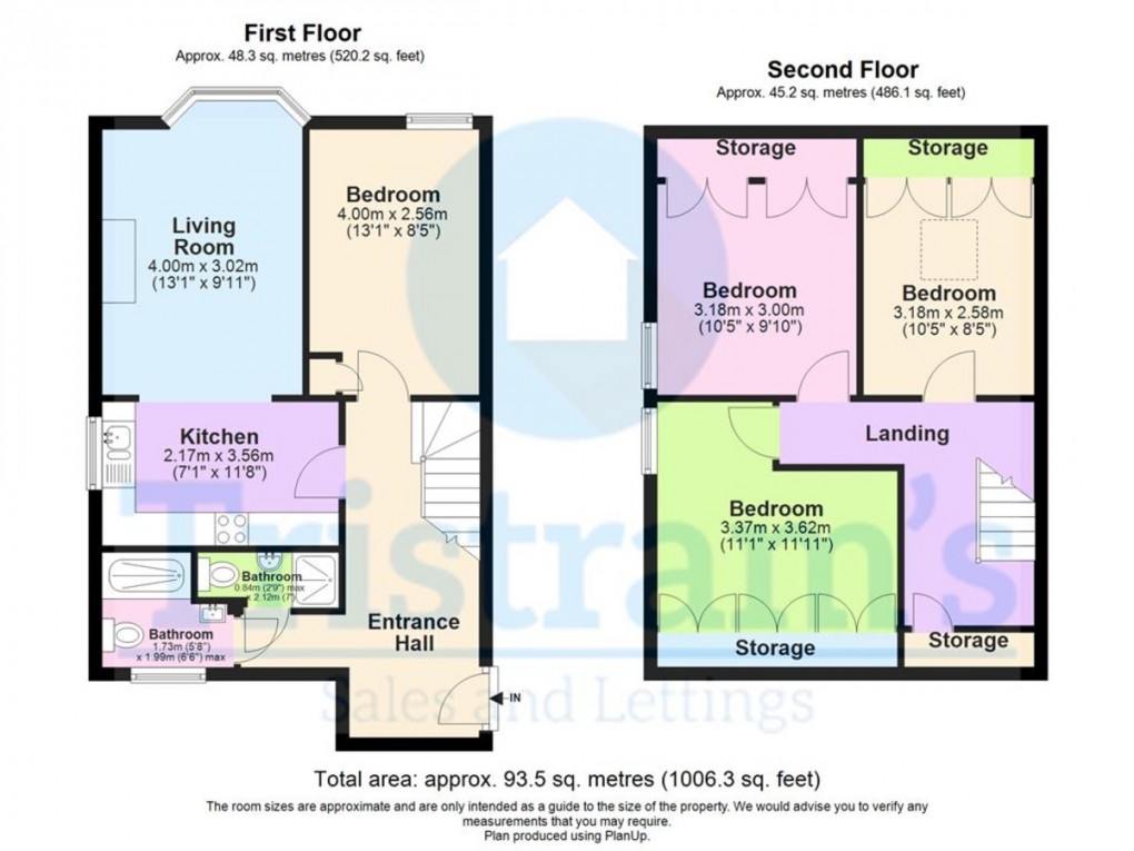 Floorplan for Flat 4, William Road, West Bridgford