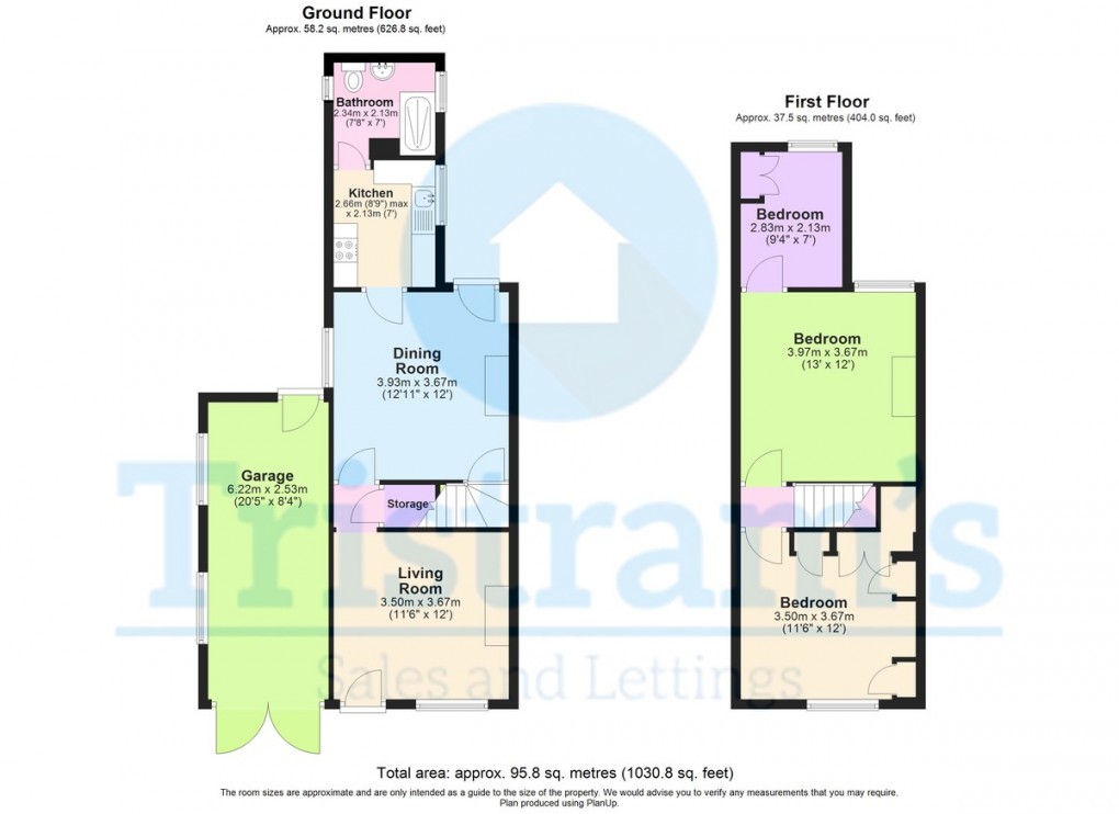 Floorplan for Northwood Street, Stapleford