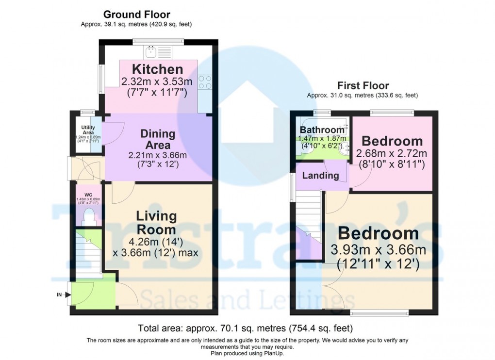 Floorplan for Felstead Road, Beechdale