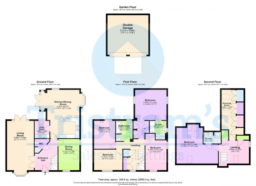 Floorplan for Dunsmore Avenue, Bingham