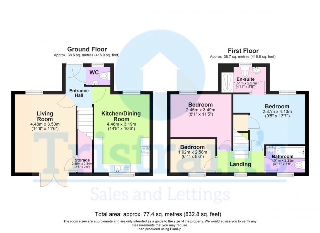 Floorplan for Plot 23 - The Whitewater, Sidings Lane, Bramcote