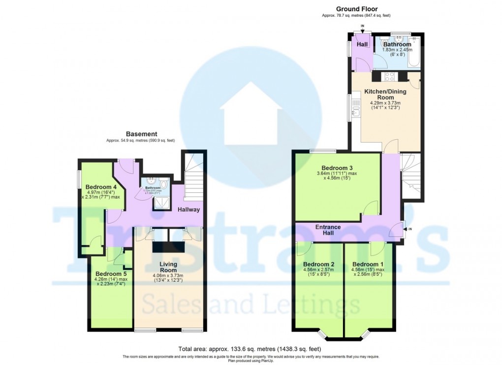Floorplan for Waterloo Crescent, Arboretum