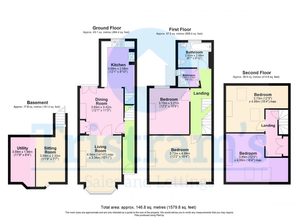 Floorplan for Church Drive, Carrington