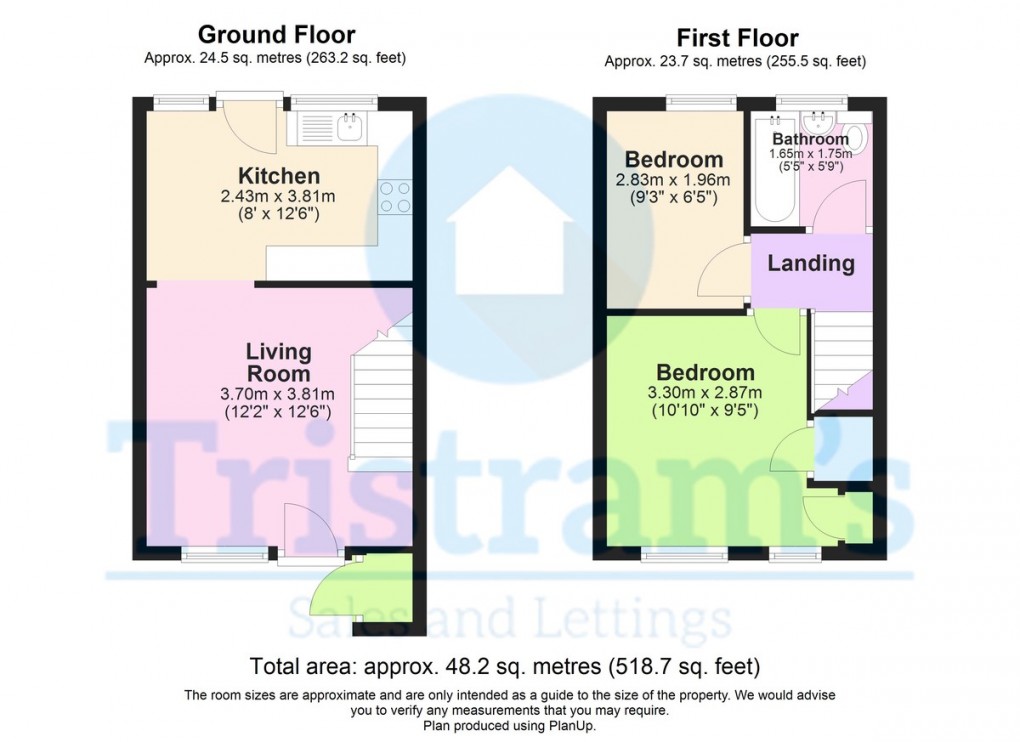 Floorplan for Lenton, Nottingham