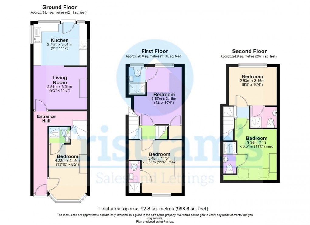 Floorplan for Claude Street, Dunkirk