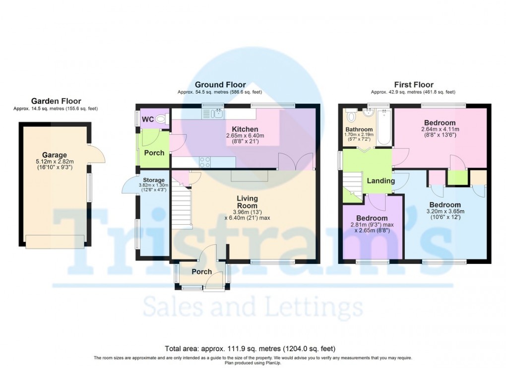 Floorplan for Hoylake Crescent, Nottingham