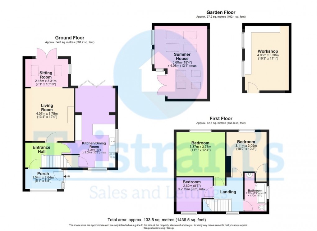Floorplan for Bailey Brook Drive, Langley Mill