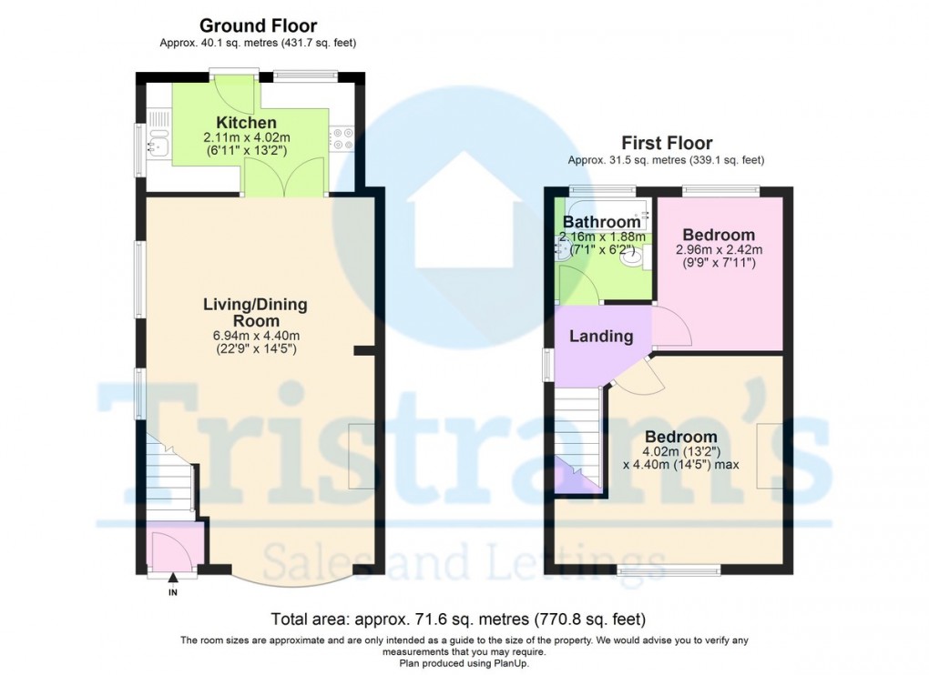 Floorplan for Holmfield Road, Beeston