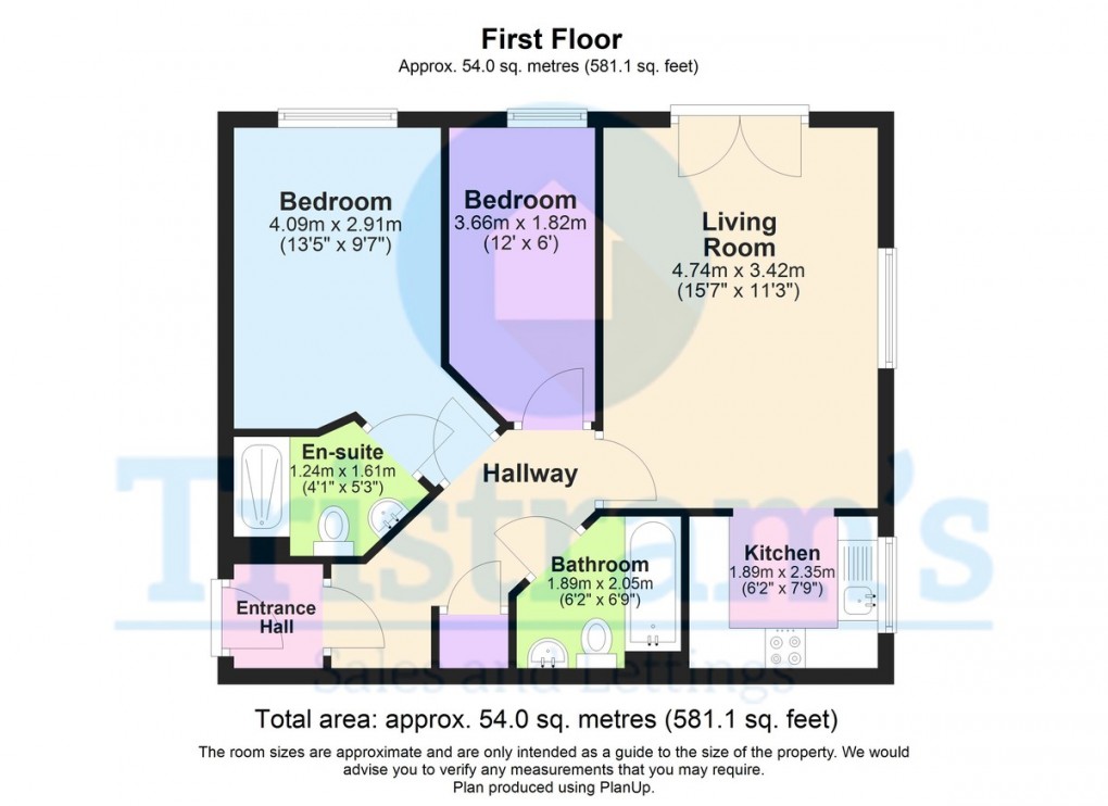 Floorplan for Greenwood Gardens, Nottingham