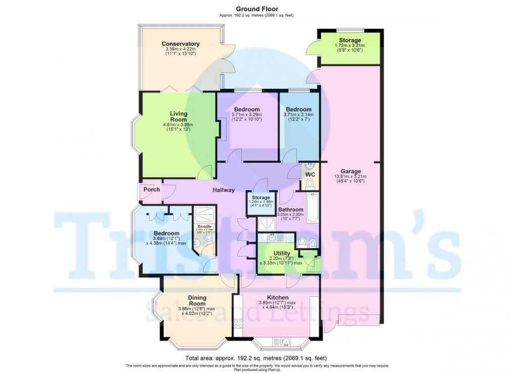 Floorplan for Thoresby Road, Bramcote