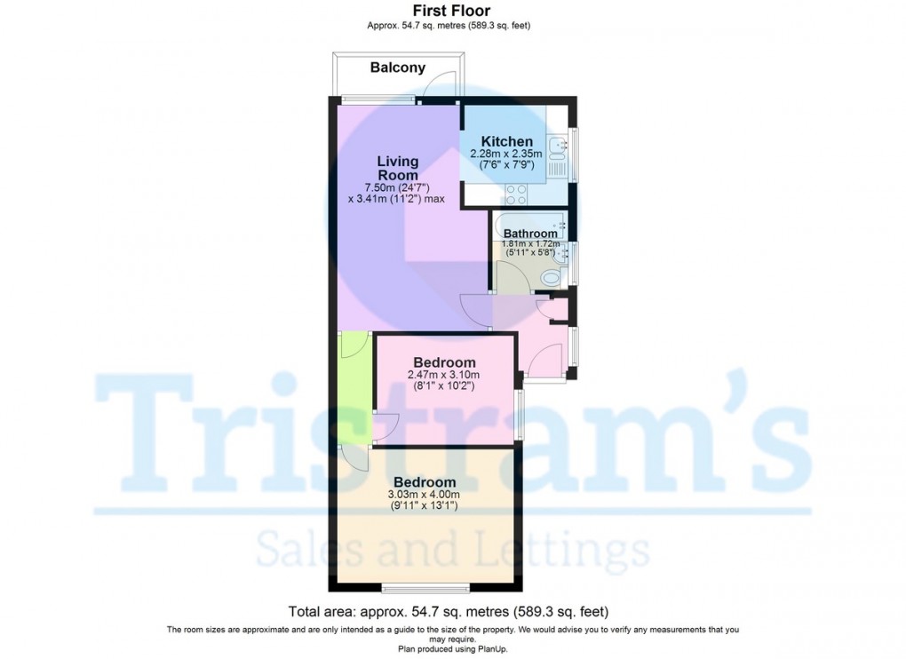 Floorplan for Buckingham Court, Porchester Road