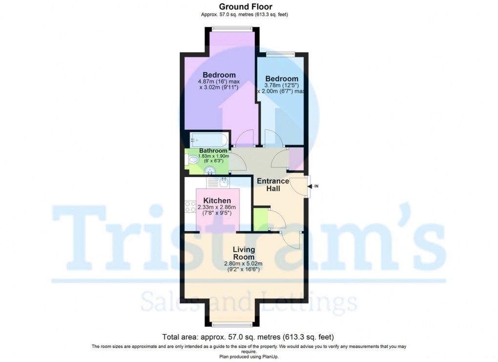 Floorplan for Hallam Fields Road, Ilkeston