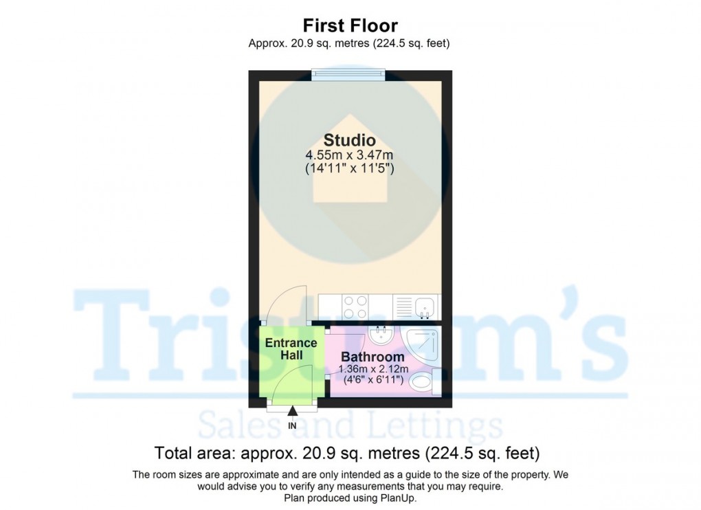 Floorplan for Tavistock Court, Nottingham