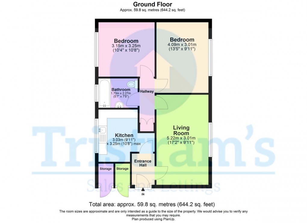 Floorplan for Bedford Court, Stapleford