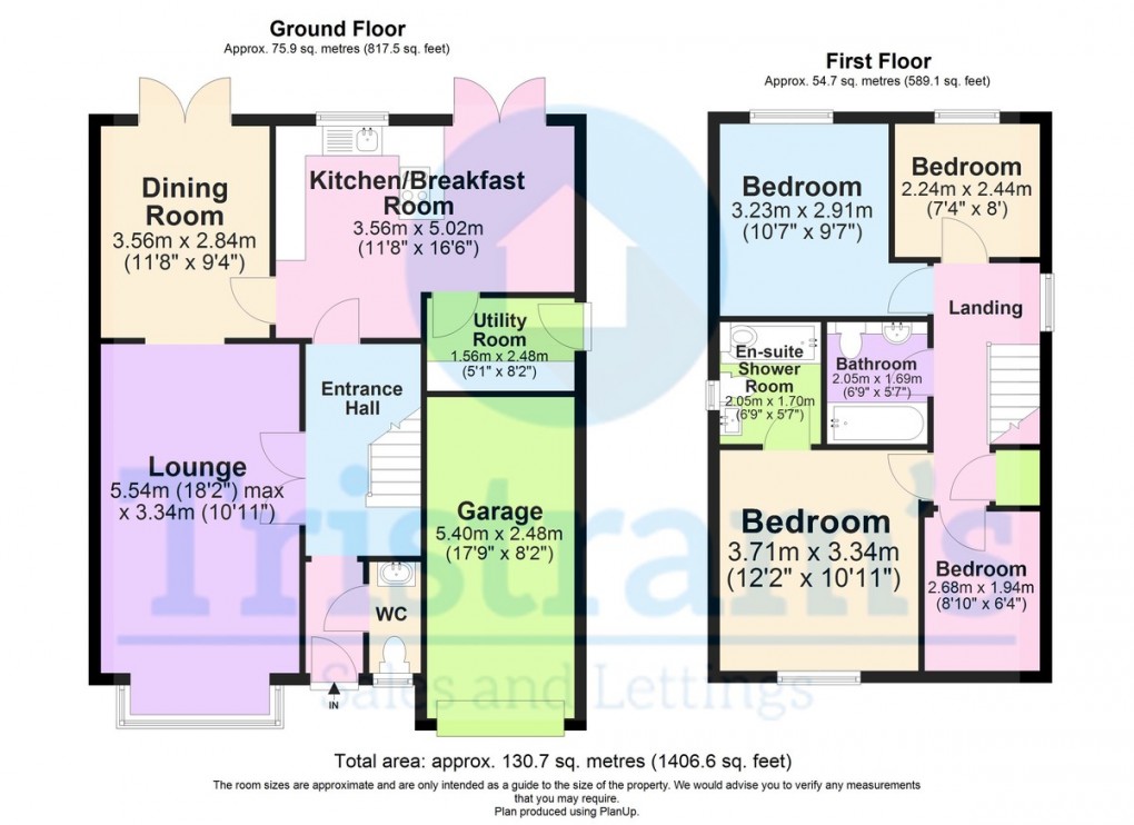 Floorplan for Sevenlands Drive, Boulton Moor