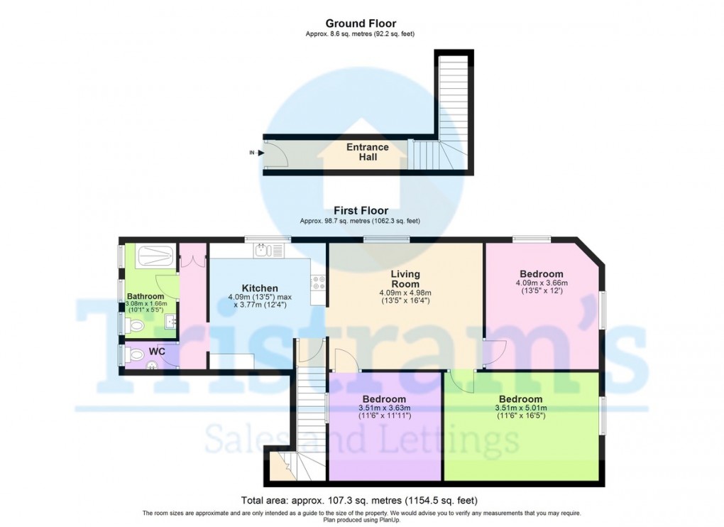 Floorplan for Breach Road, Heanor