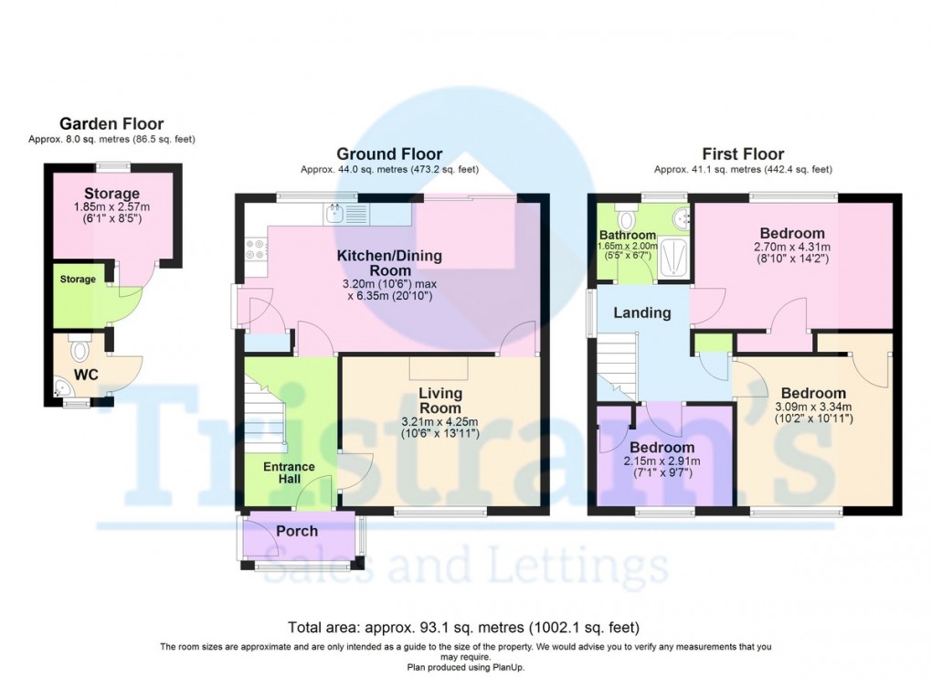 Floorplan for Birchover Road, Bilborough