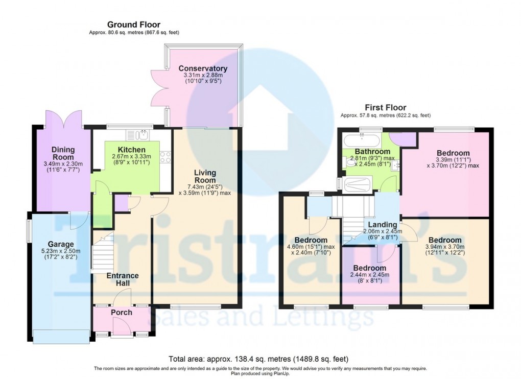 Floorplan for Deddington Lane, Bramcote