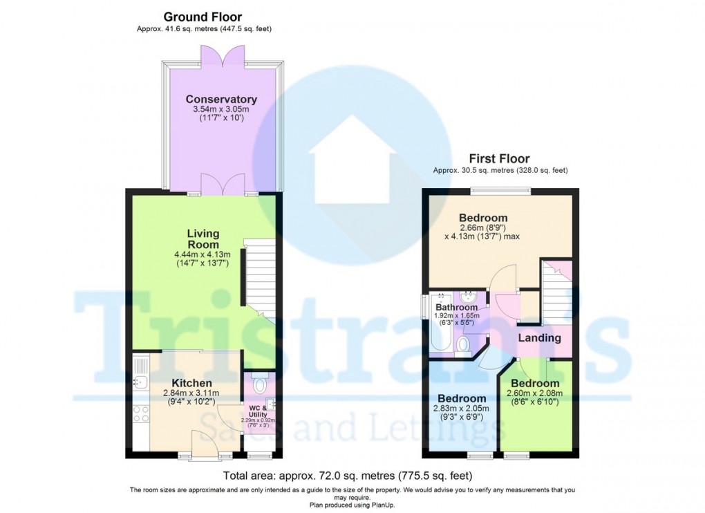 Floorplan for Langdon Close, Nottingham