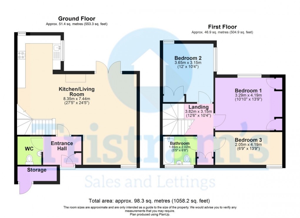 Floorplan for Willoughby Street, Nottingham