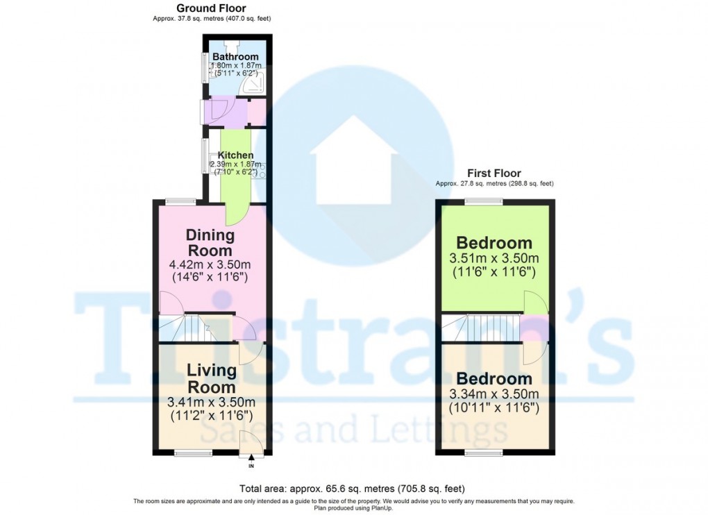 Floorplan for Hazelwood Road, Nottingham