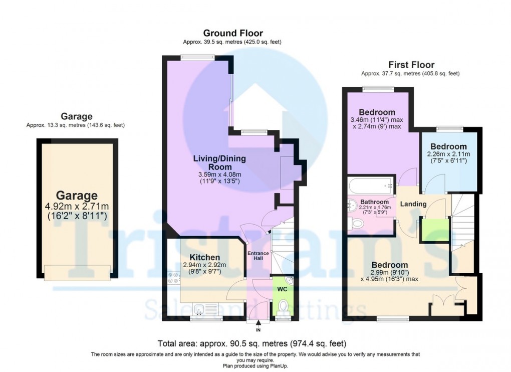 Floorplan for Loweswater Court, Gamston