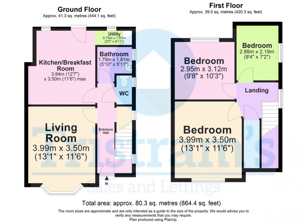 Floorplan for Abingdon Square, Nottingham