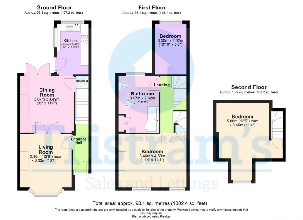 Floorplan for Bleasby Street, Nottingham