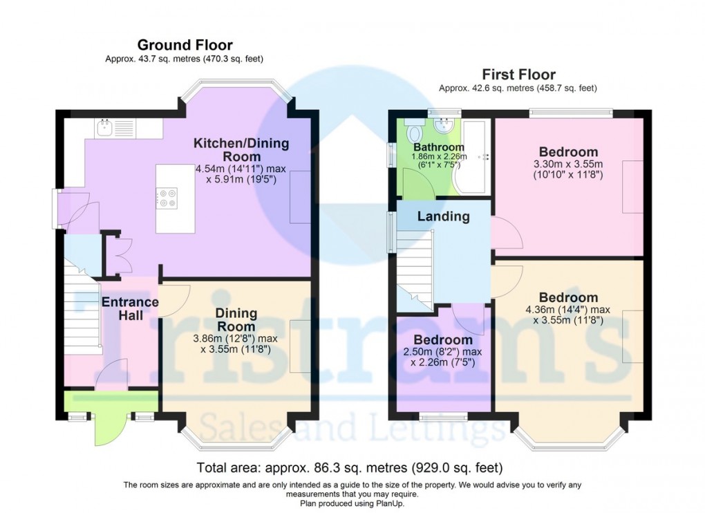 Floorplan for Rolleston Drive, Nottingham