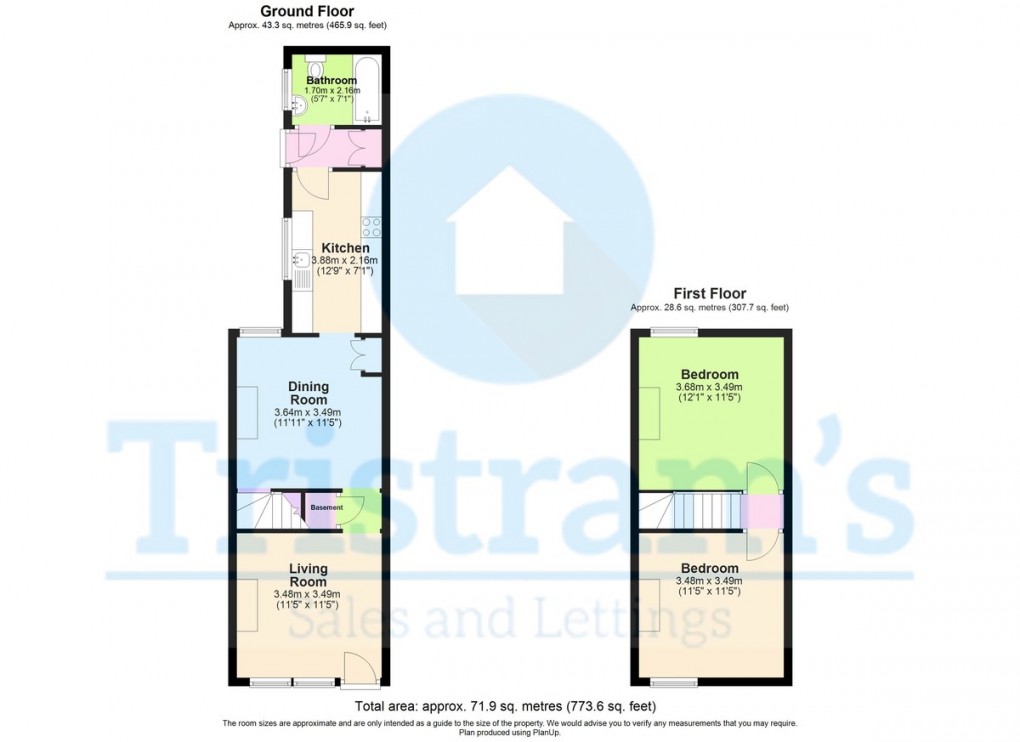 Floorplan for Sturton Street, Lenton