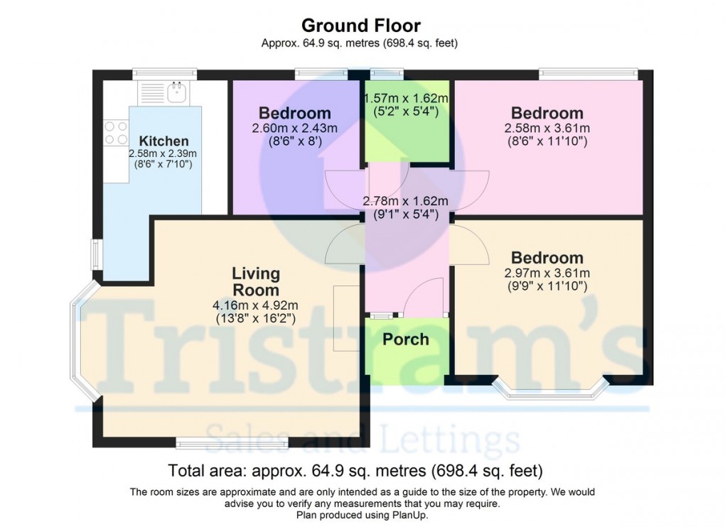 Floorplan for Middleton Boulevard, Nottingham