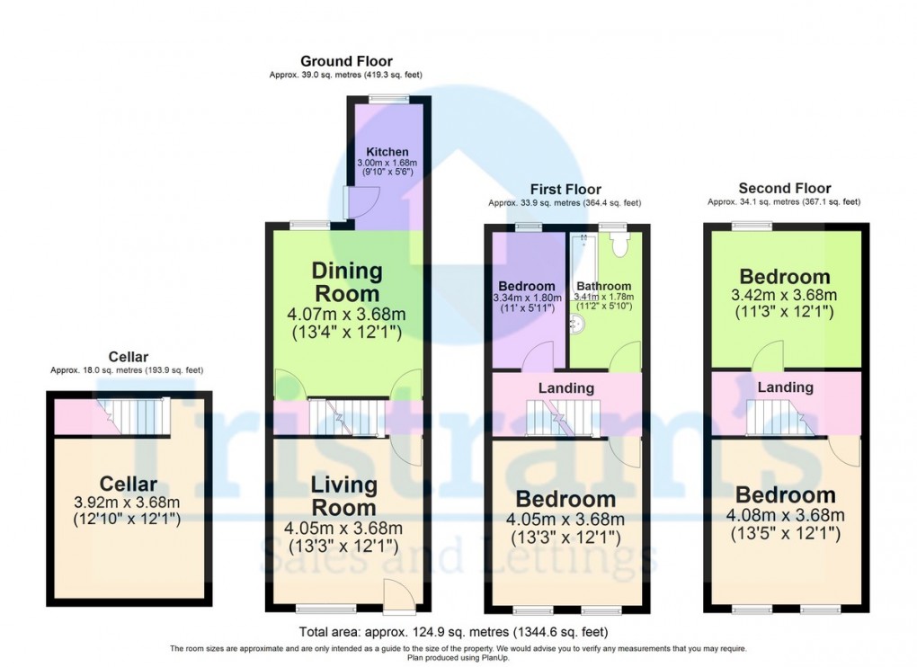 Floorplan for Lincoln Street, Old Basford