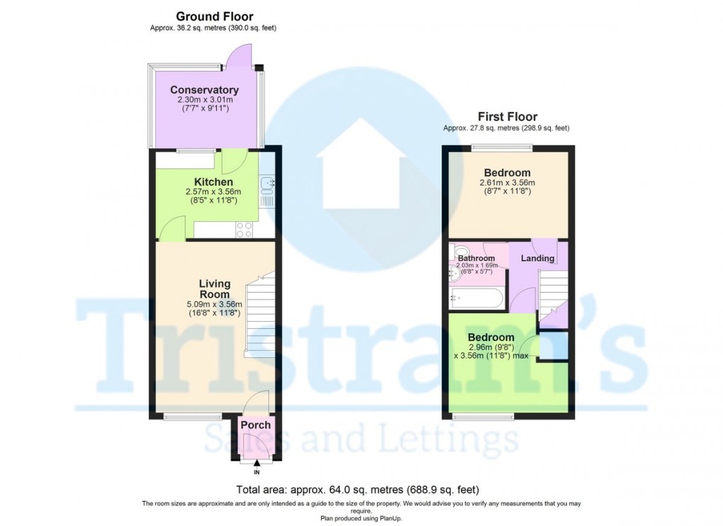 Floorplan for Sankey Drive, Nottingham