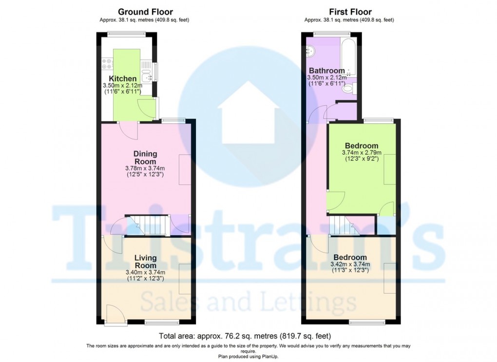 Floorplan for Mansfield, Mansfield Woodhouse