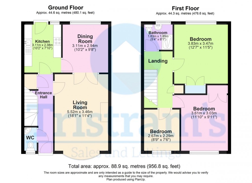 Floorplan for Bembridge Court, Bramcote