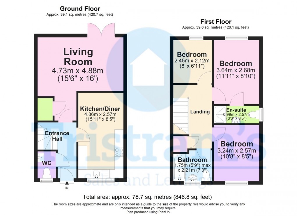 Floorplan for Garner Road, Giltbrook