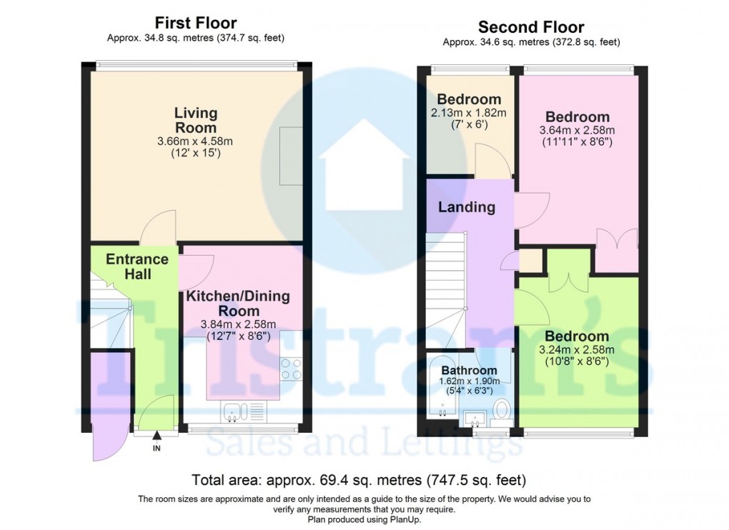 Floorplan for Northview, Burton Road