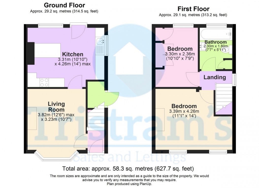Floorplan for Anthony Crescent, Alvaston