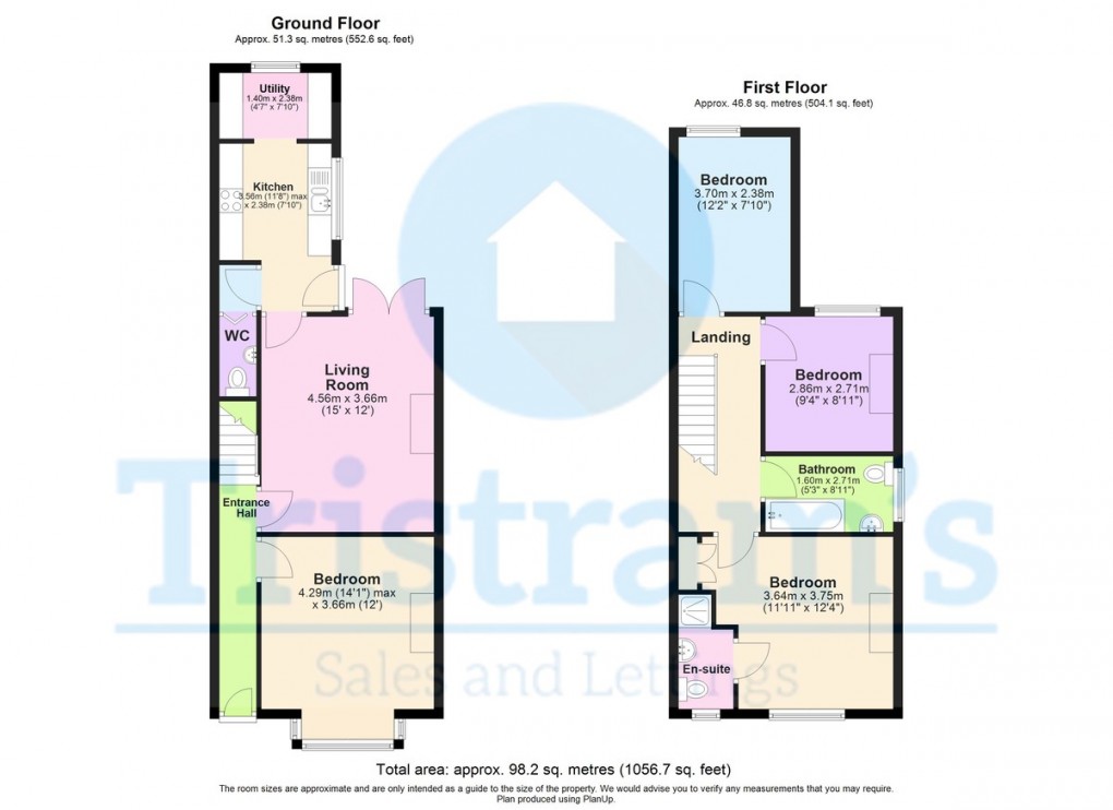 Floorplan for Fletcher Road, Beeston