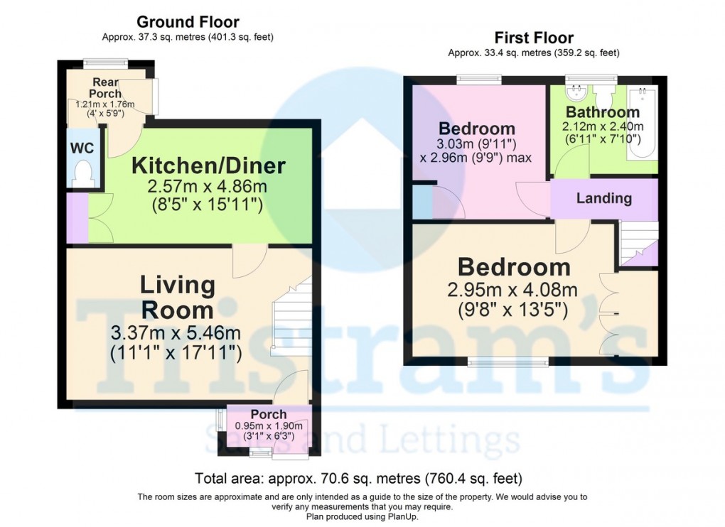 Floorplan for Fircroft Avenue, Nottingham