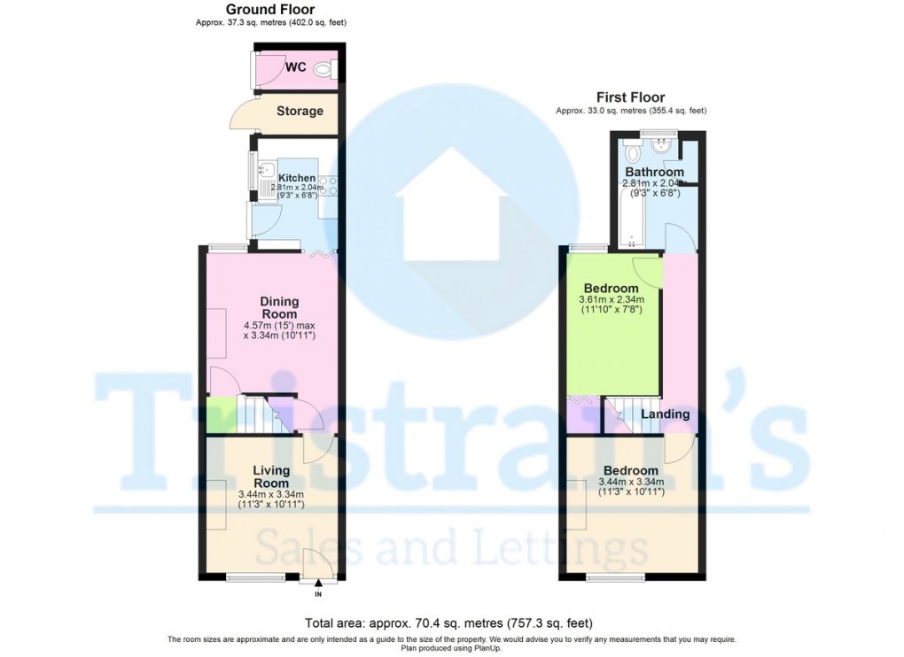 Floorplan for Burnside Street, Derby