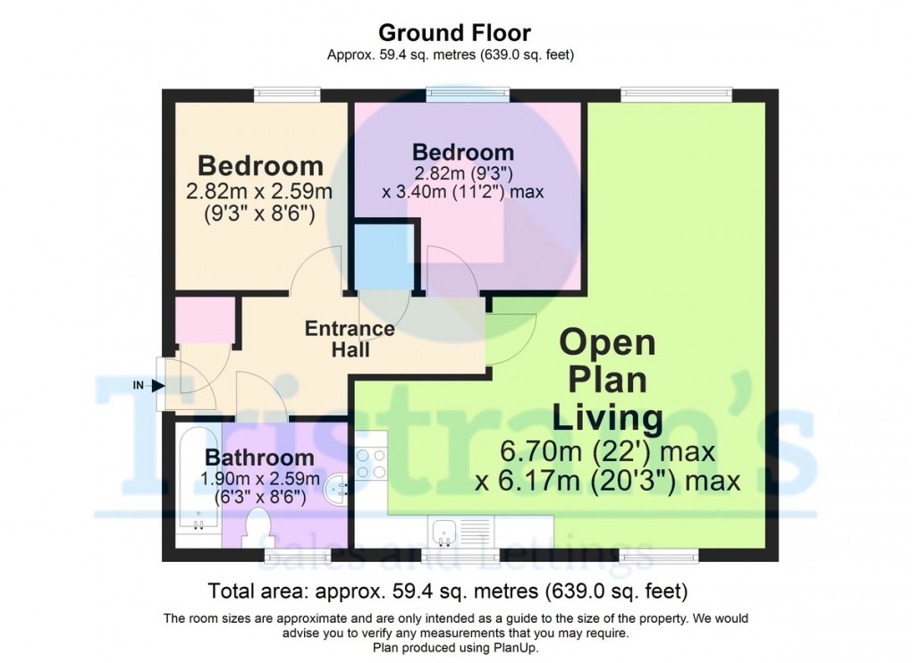 Floorplan for Thompson Court, Beeston