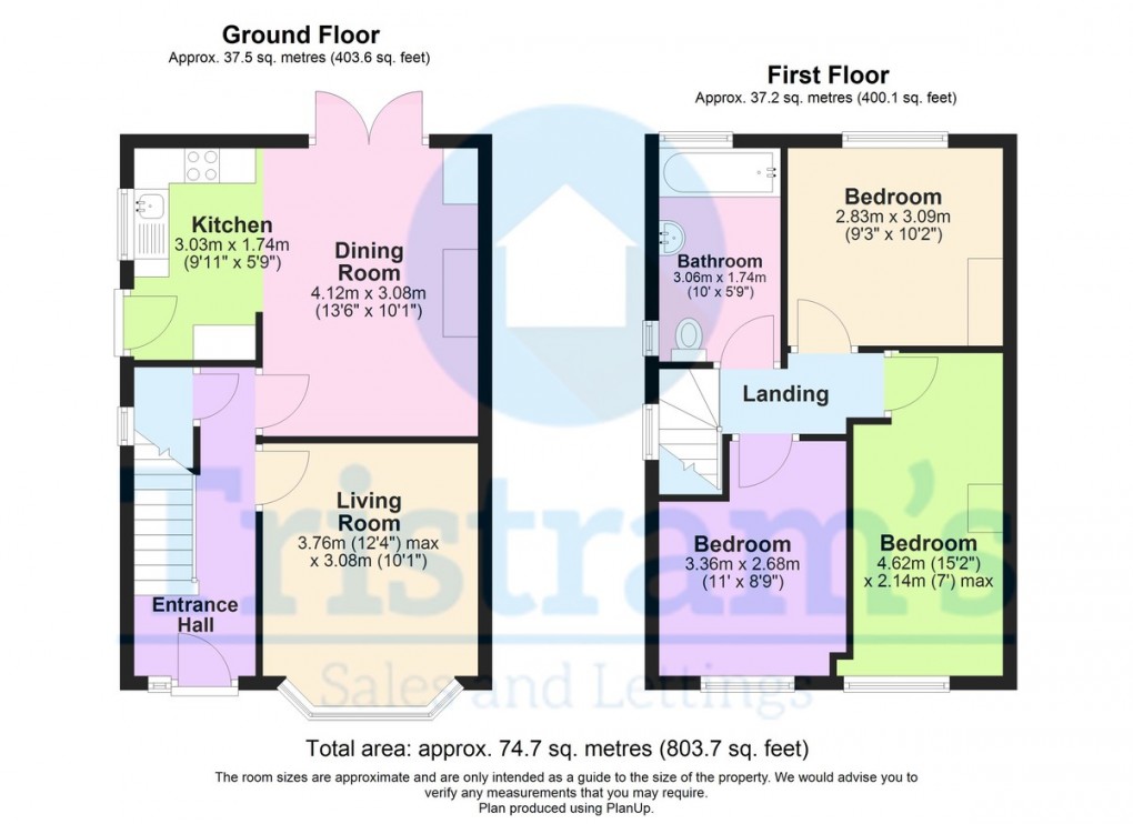 Floorplan for Leyton Crescent, Beeston