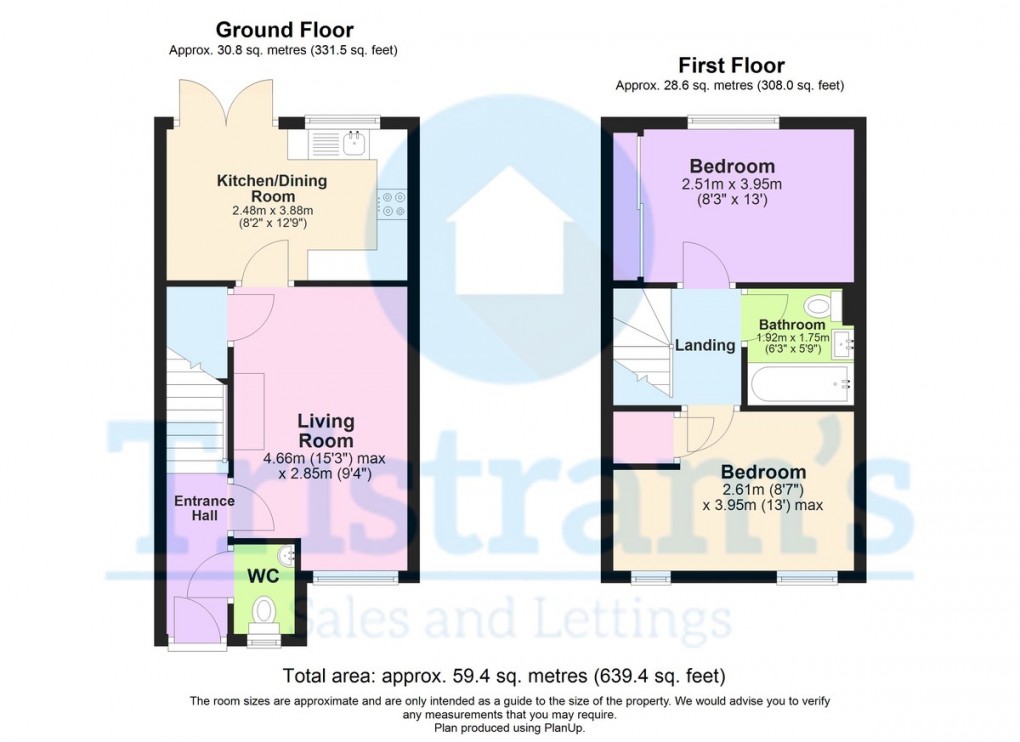 Floorplan for Gisbey Road, Ilkeston