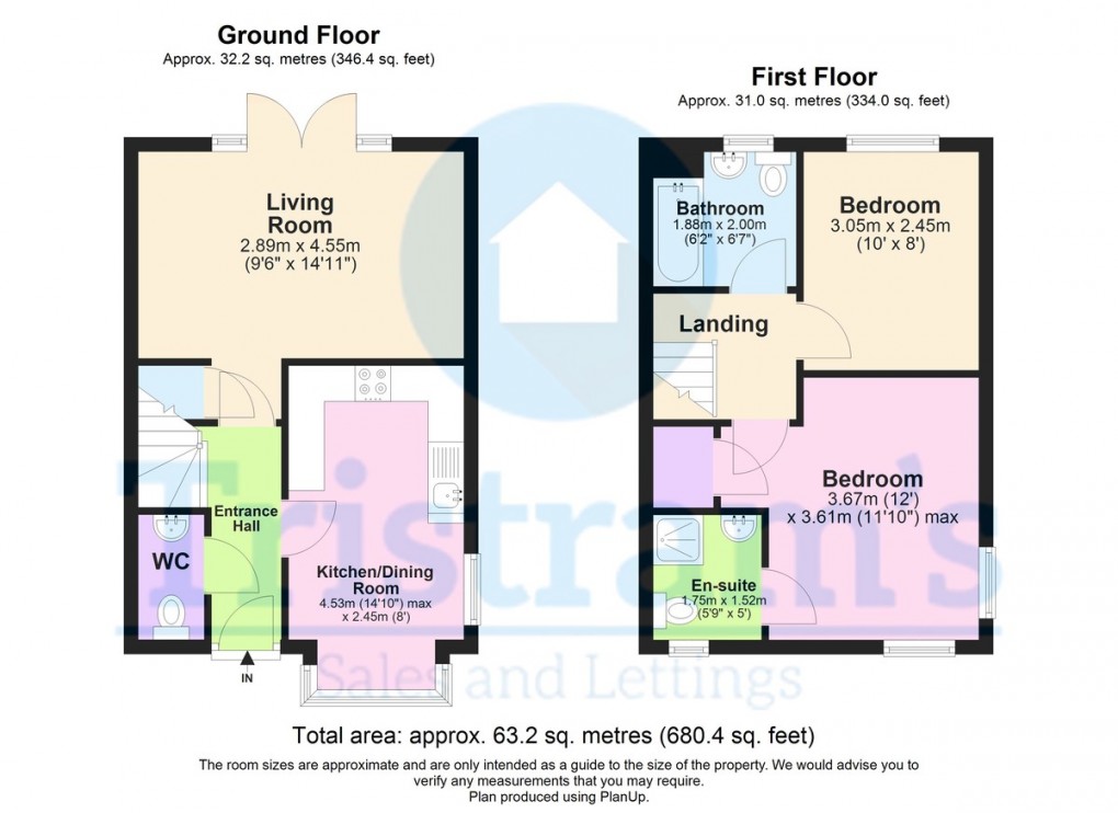 Floorplan for Tanna Road, Derby