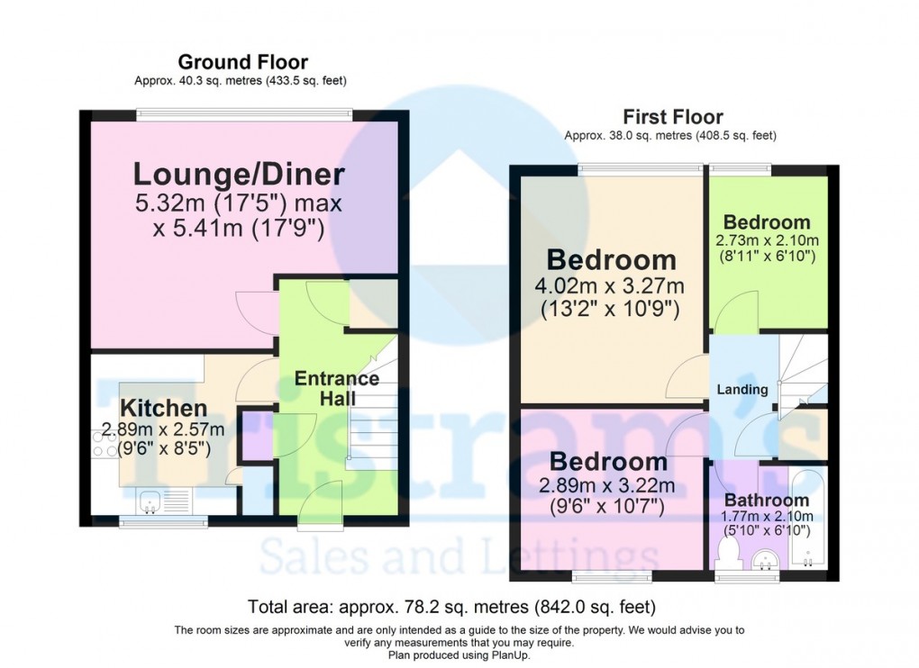 Floorplan for Monksway, Silverdale