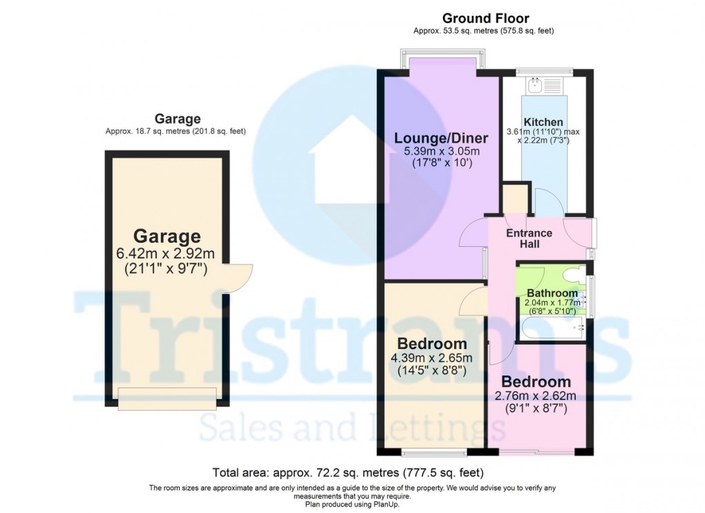Floorplan for Grangewood Road, Wollaton