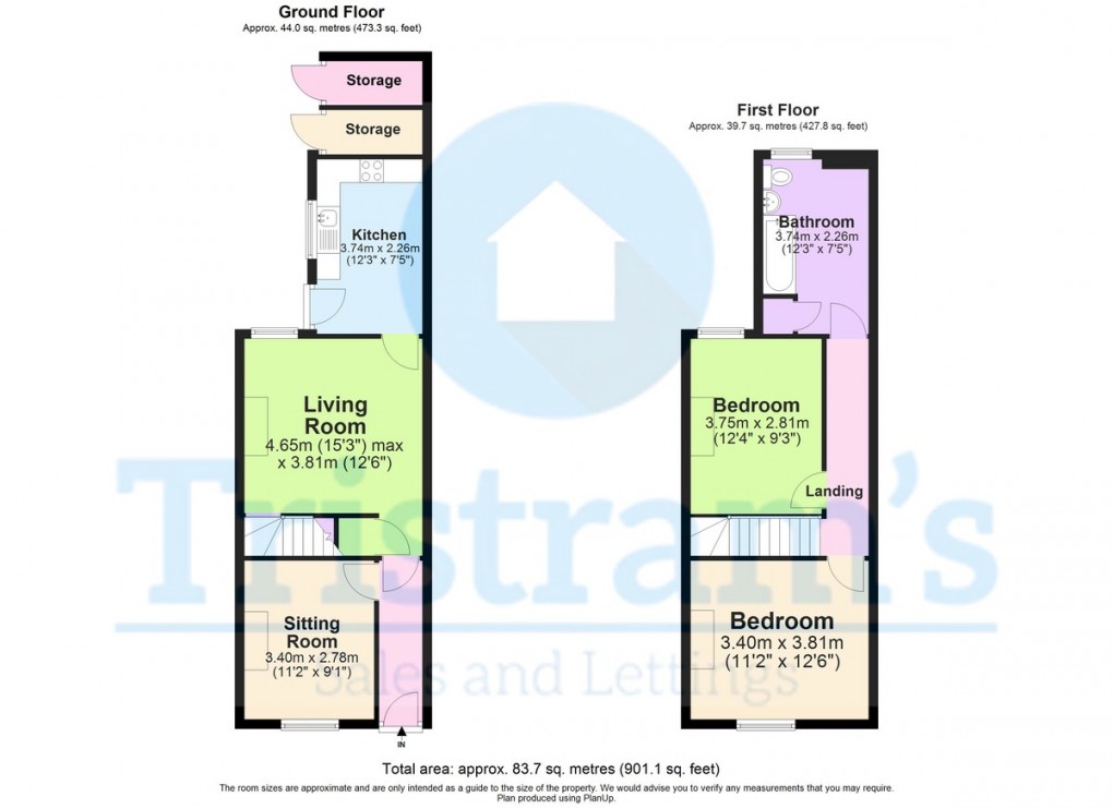 Floorplan for Ransom Road, Nottingham