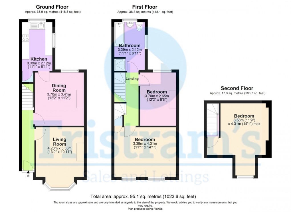 Floorplan for Bleasby Street, Nottingham