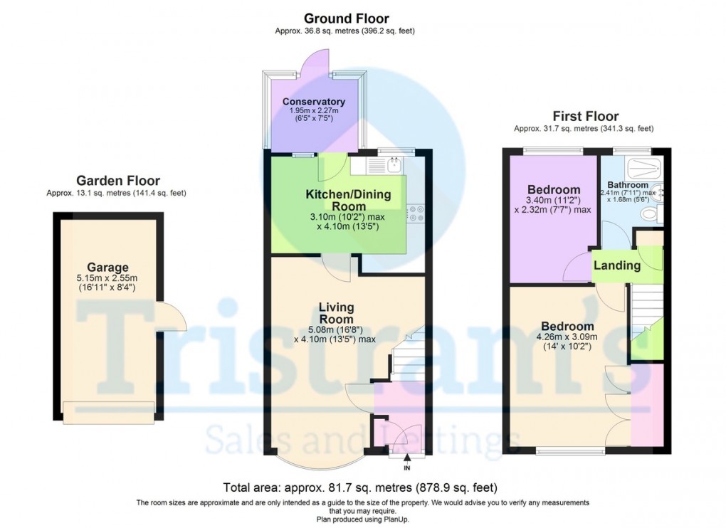 Floorplan for Armadale Close, Arnold